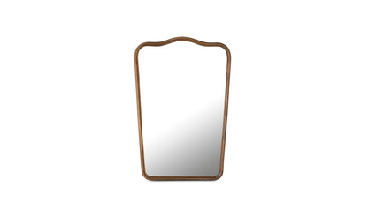 Keyes Mirror Brass