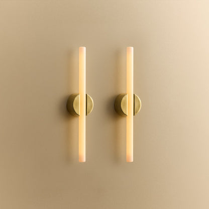 Kilter 1.0 Wall Light in Solid Brass - Set of 2.