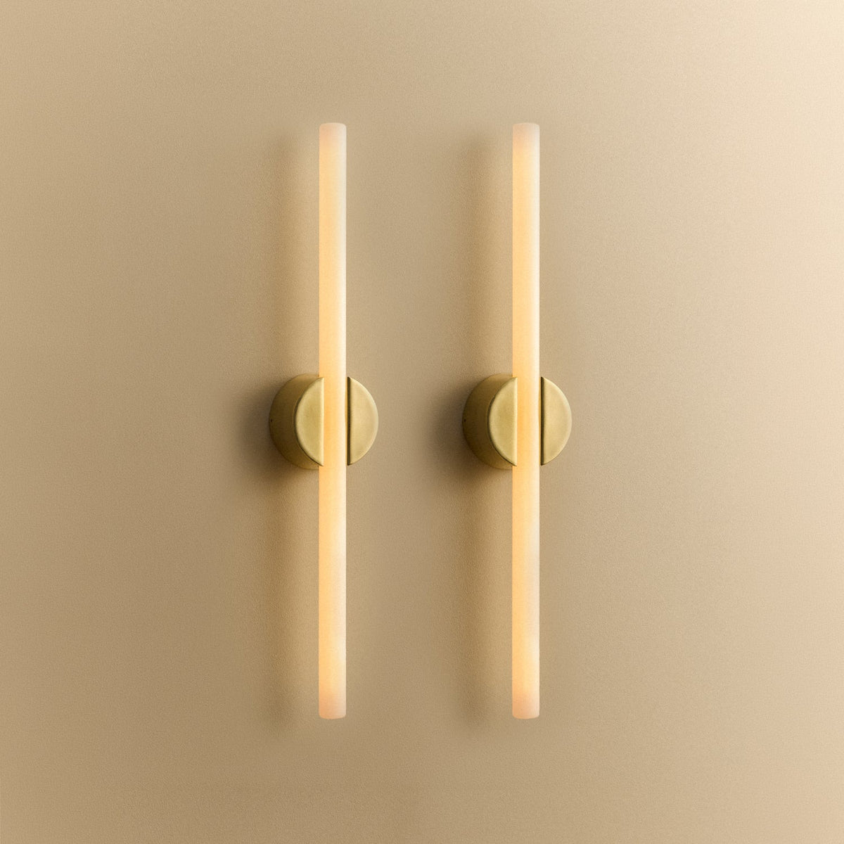 Kilter 1.0 Wall Light in Solid Brass - Set of 2.