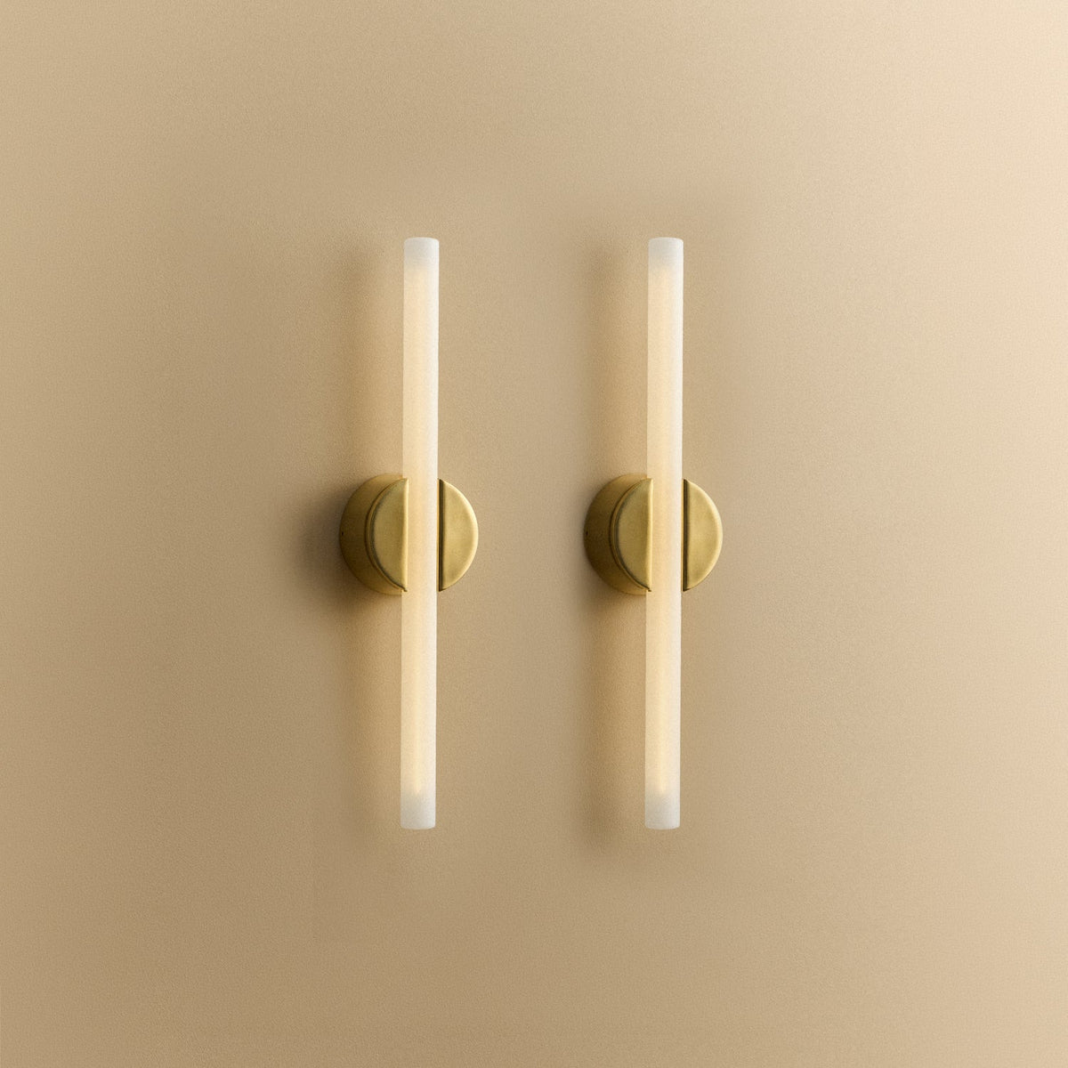 Kilter 1.0 Wall Light in Solid Brass - Set of 2.