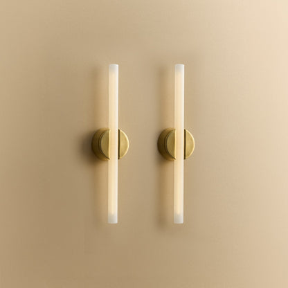 Kilter 1.0 Wall Light in Solid Brass - Set of 2.