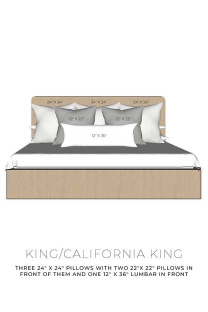 Jolie Textured Slub Stripe Pillow - 3 Sizes