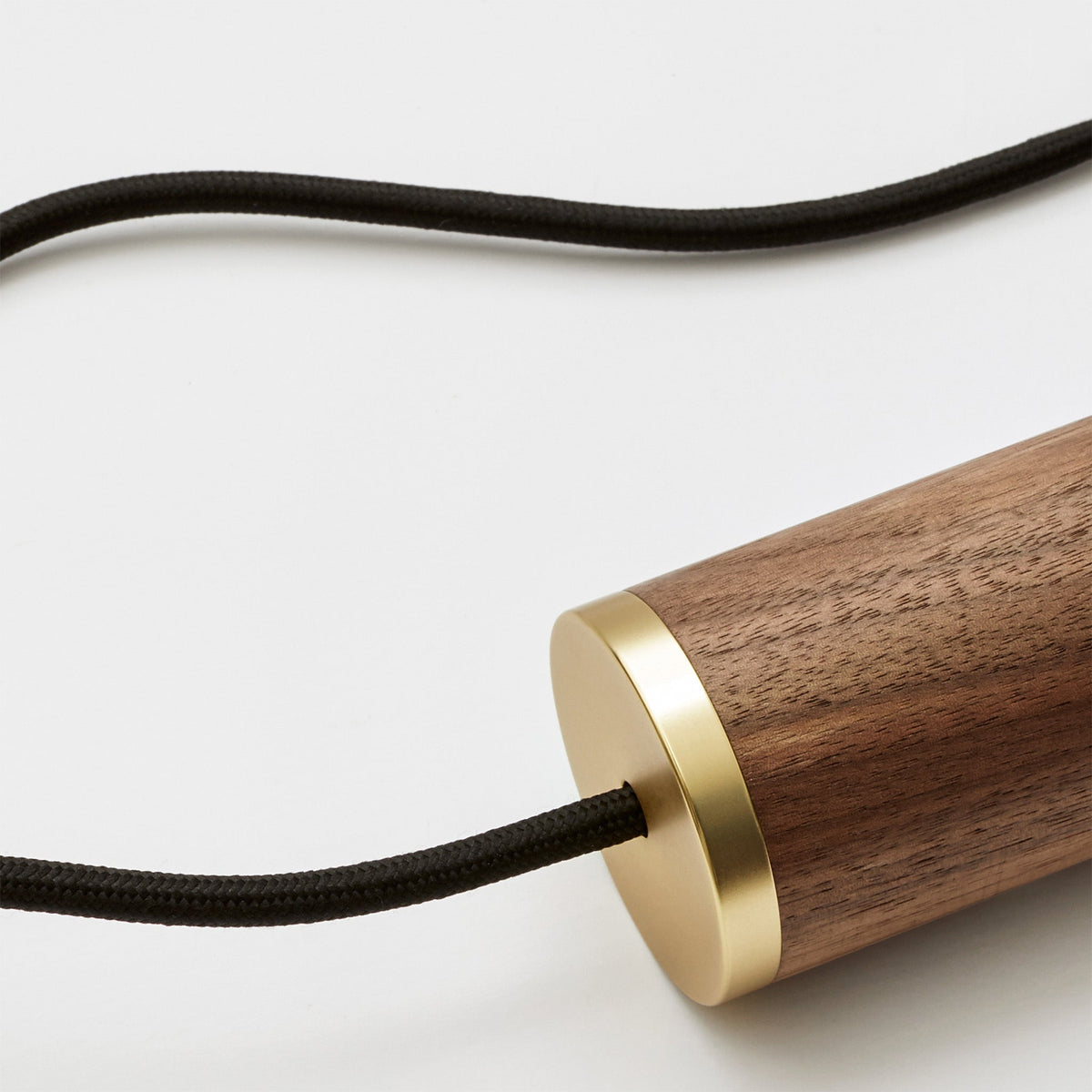 Oblo Pendant Light in Walnut.