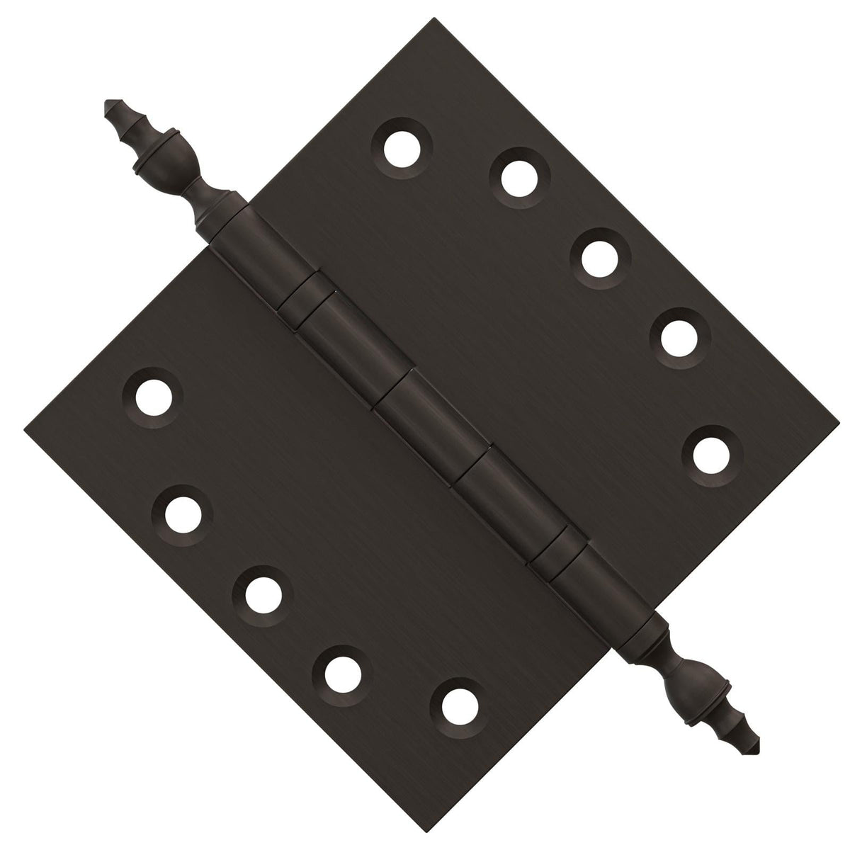 5x5 Inch Solid Brass Ball Bearing Door Hinge - Oil-Rubbed Bronze.