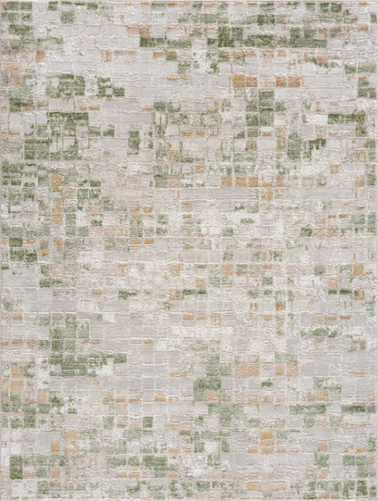 Liveri Green Mosaic Rug