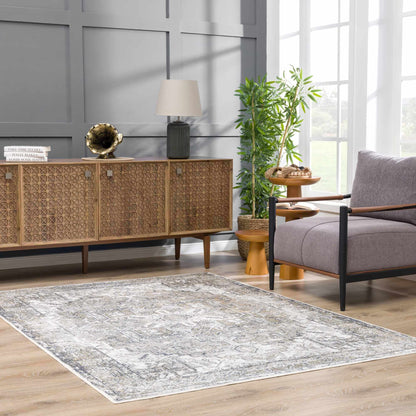 Hera Olive Boutique Washable Rug