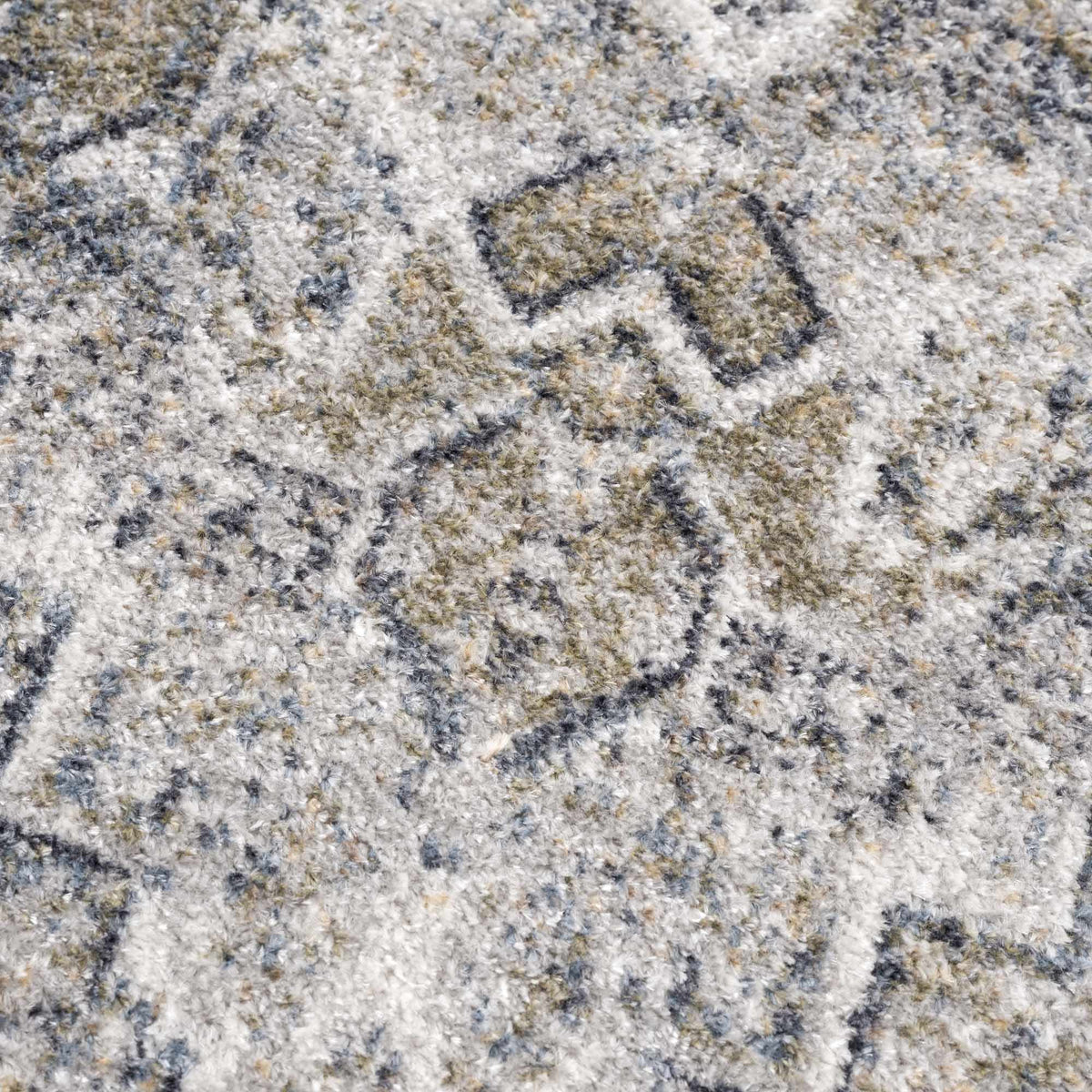 Hera Olive Boutique Washable Rug