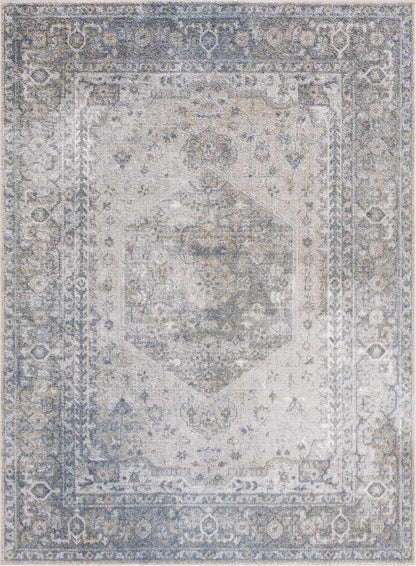 Gael Blue Boutique Washable Rug