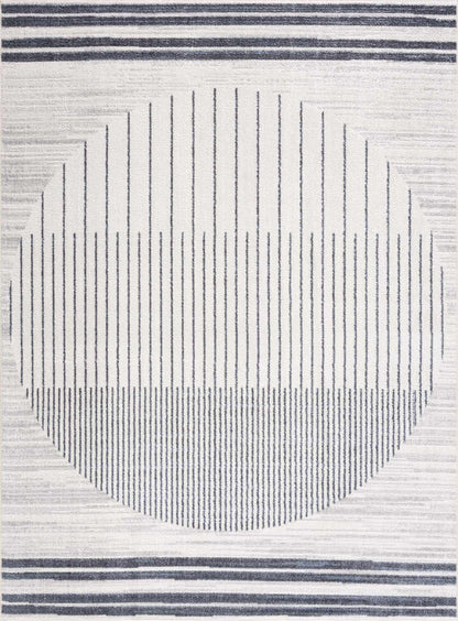Thad Medium Gray Washable Area Rug