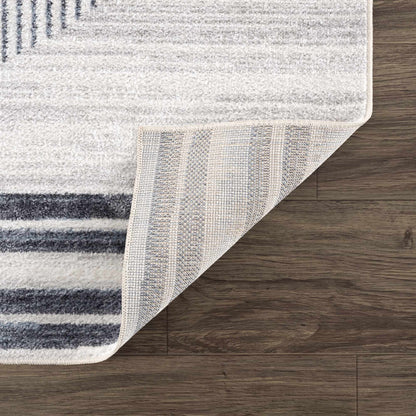Thad Medium Gray Washable Area Rug