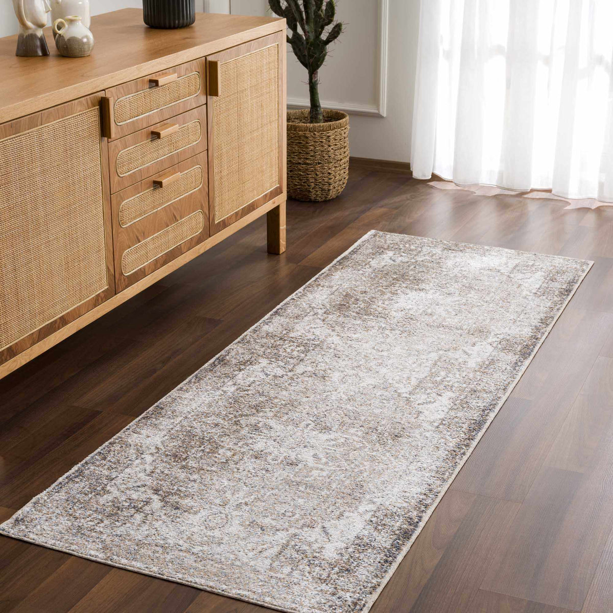 Hera Flat Pile Washable Rug