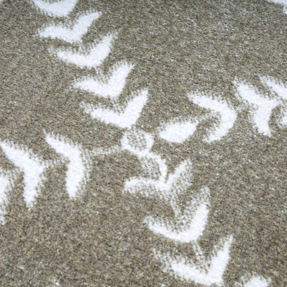 Donier Green Geometric Washable Area Rug