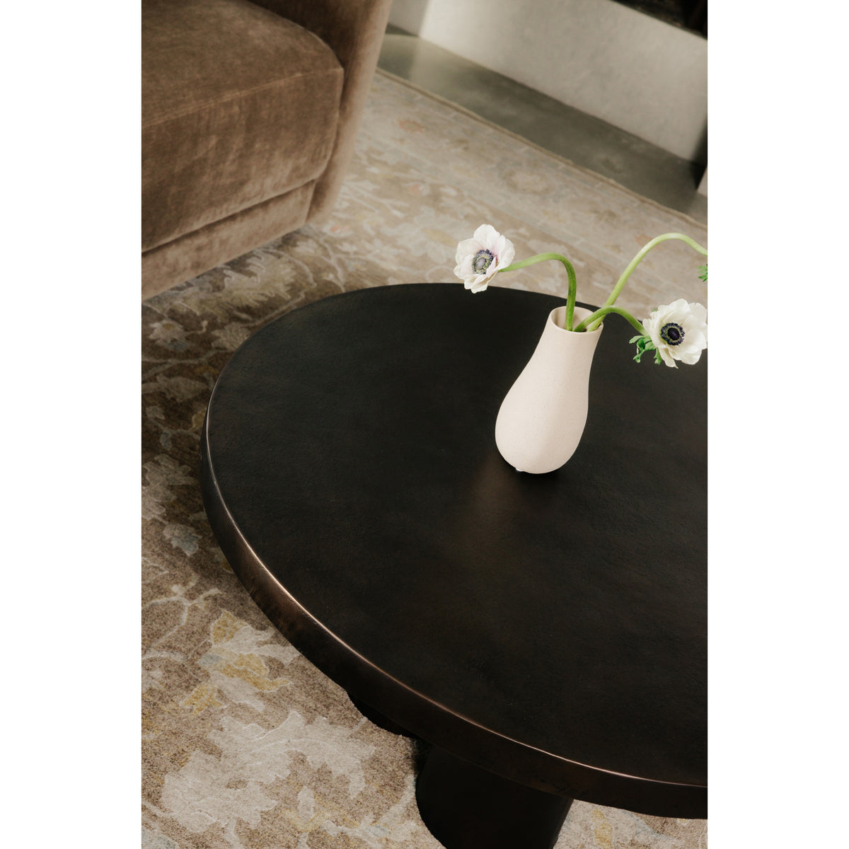 Logan Outdoor Coffee Table Black view 9