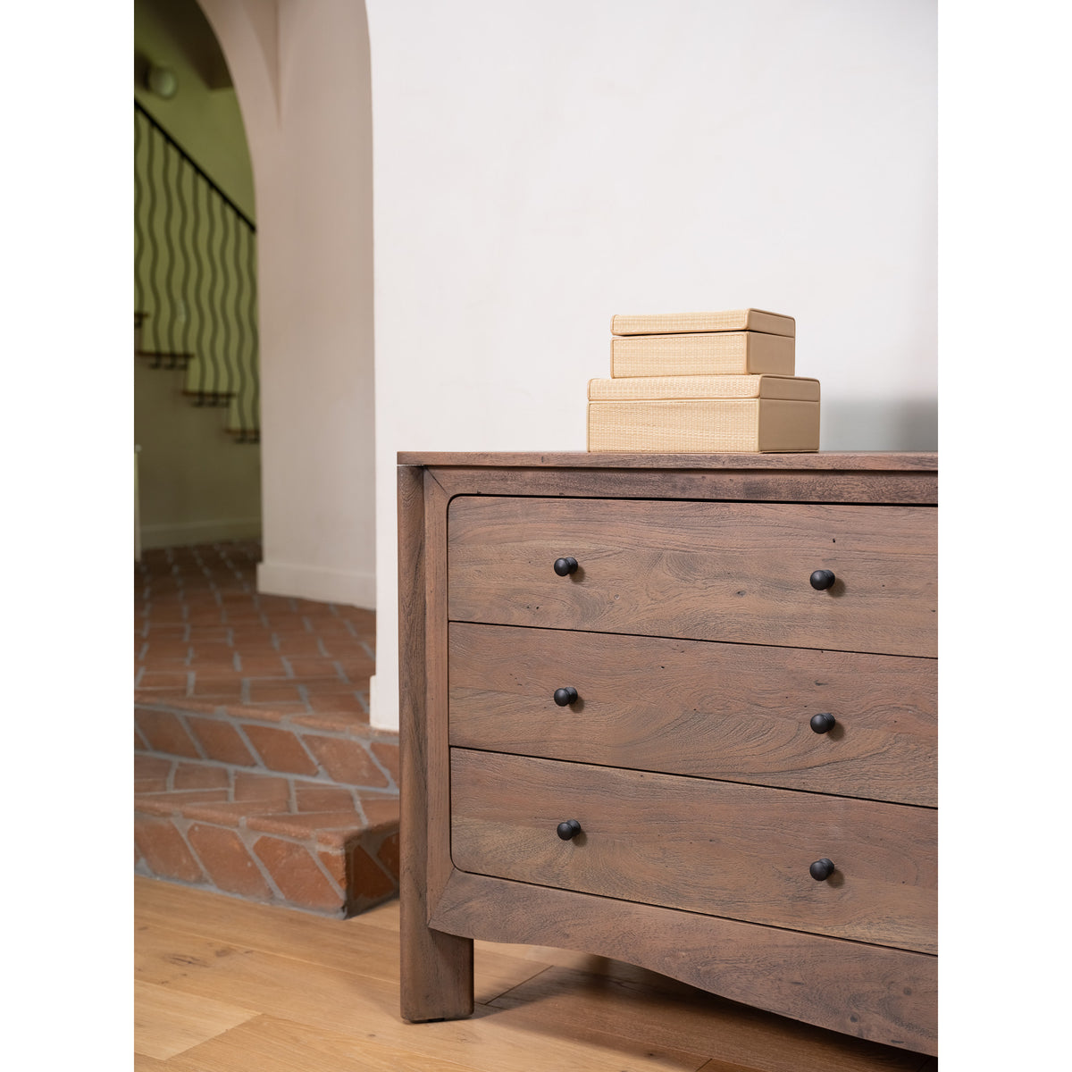 Mabel 6 Drawer Dresser Dark Brown - lifestyle view 1