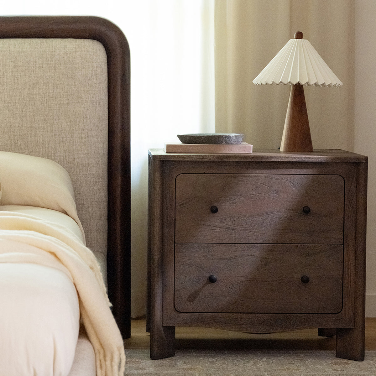 Mabel Nightstand Dark Brown - alternate view 9