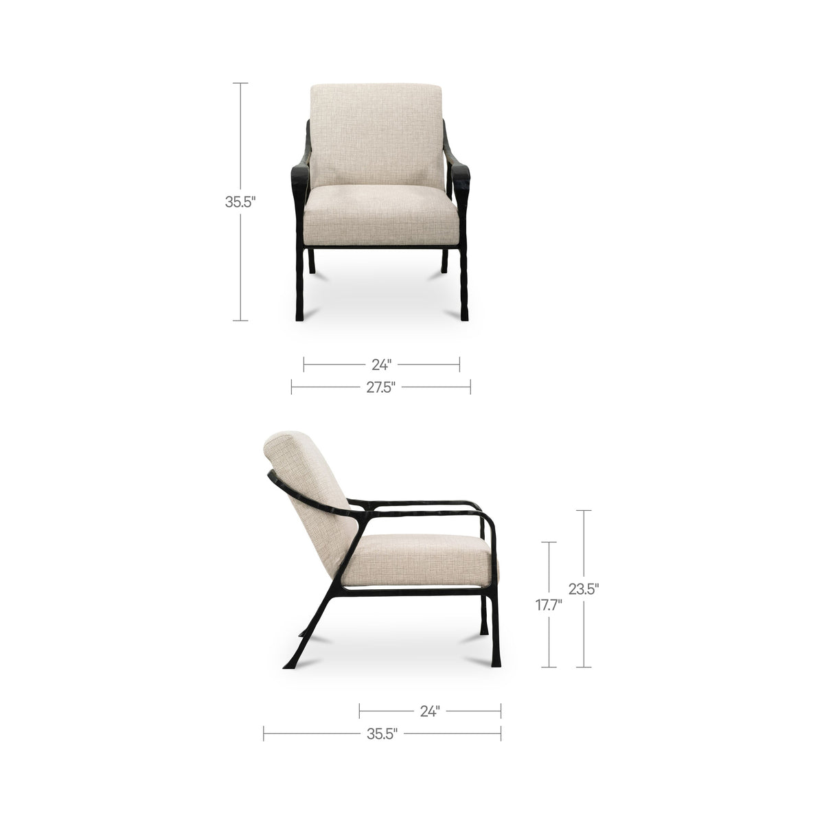 Rowe Accent Chair Beige product image 8