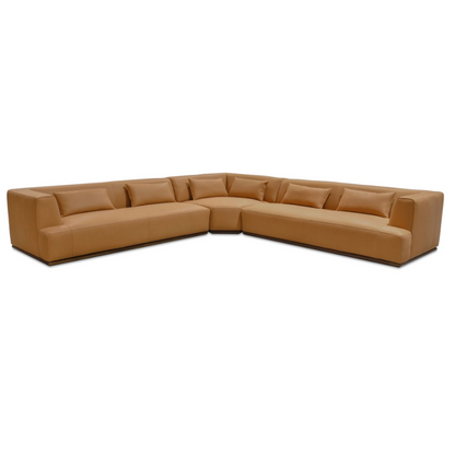 Clove L-Shaped Sectional Tan