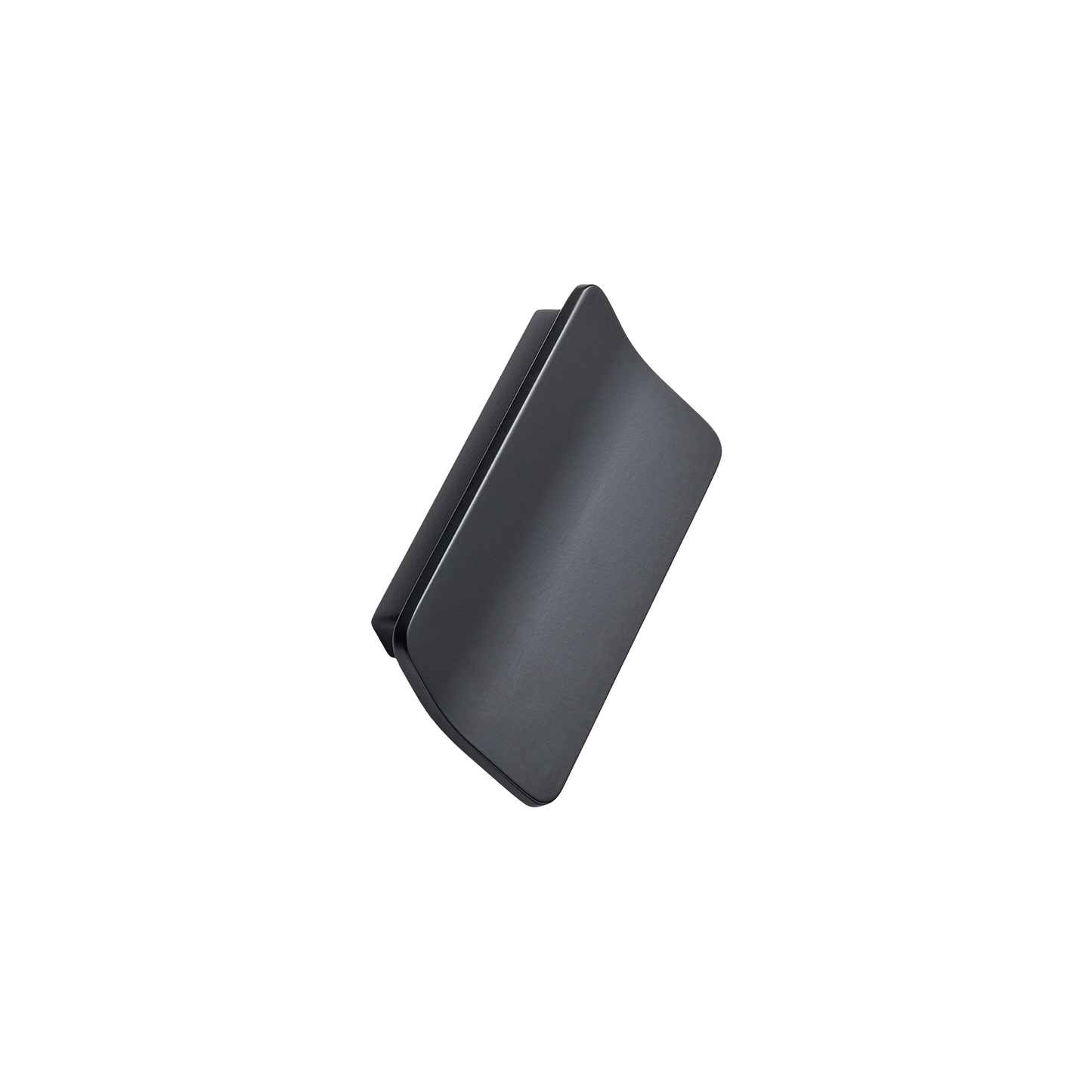 Matte Black "Leaf" Tab Drawer Pulls.