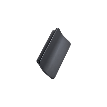 Matte Black "Leaf" Tab Drawer Pulls.
