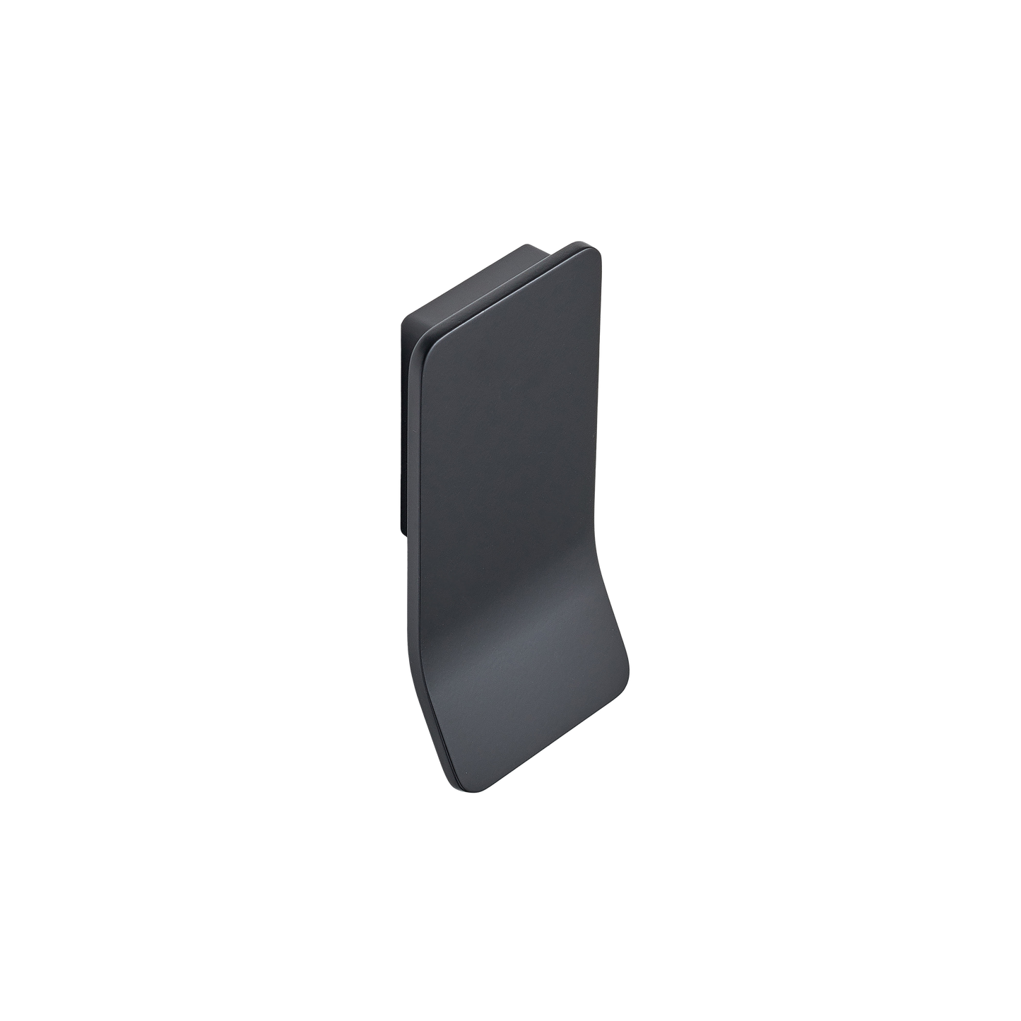 Matte Black "Leaf" Tab Drawer Pulls.