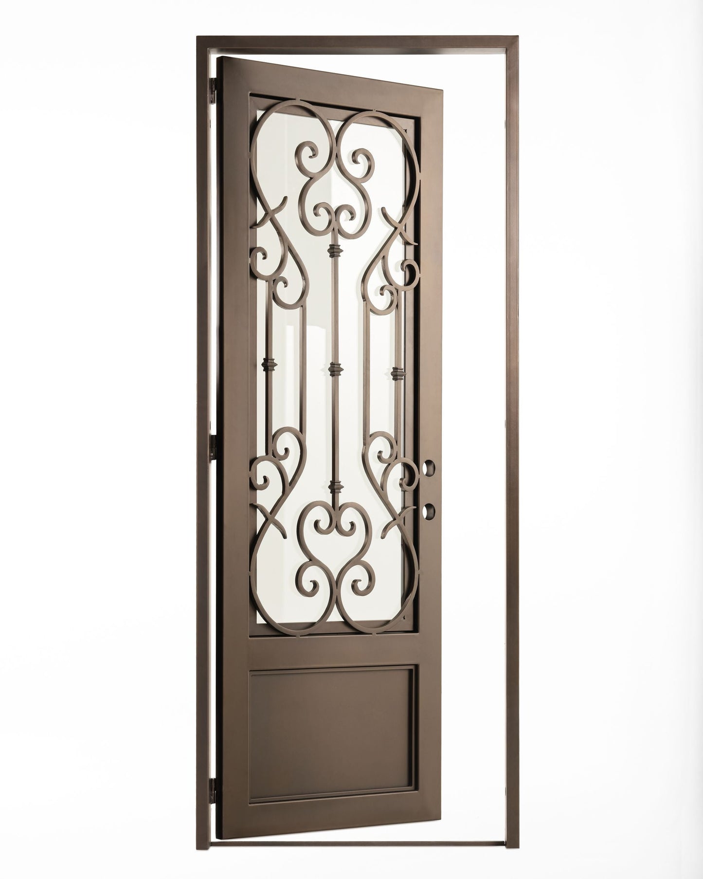 Aphrodite Single Iron Door with Operable glass