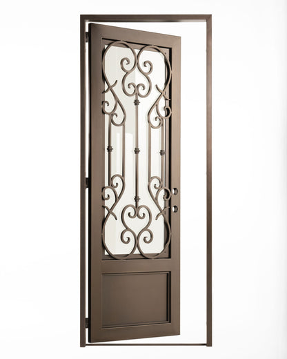 Aphrodite Single Iron Door with Operable glass
