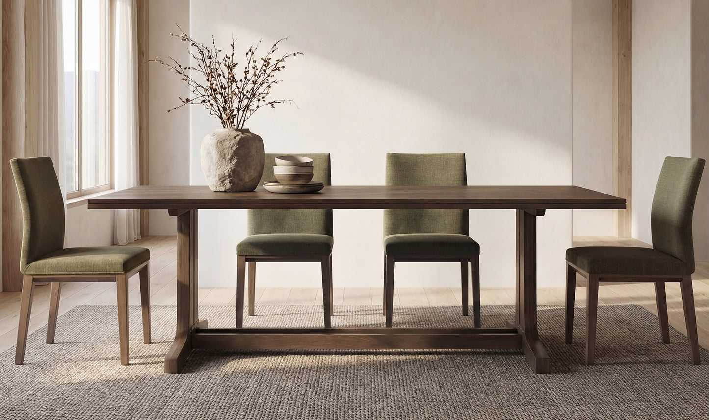 Frankie Dining Chair Olive-Set Of Two.