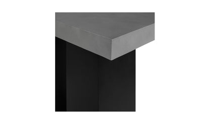 Lithic Outdoor Bar Table Grey.