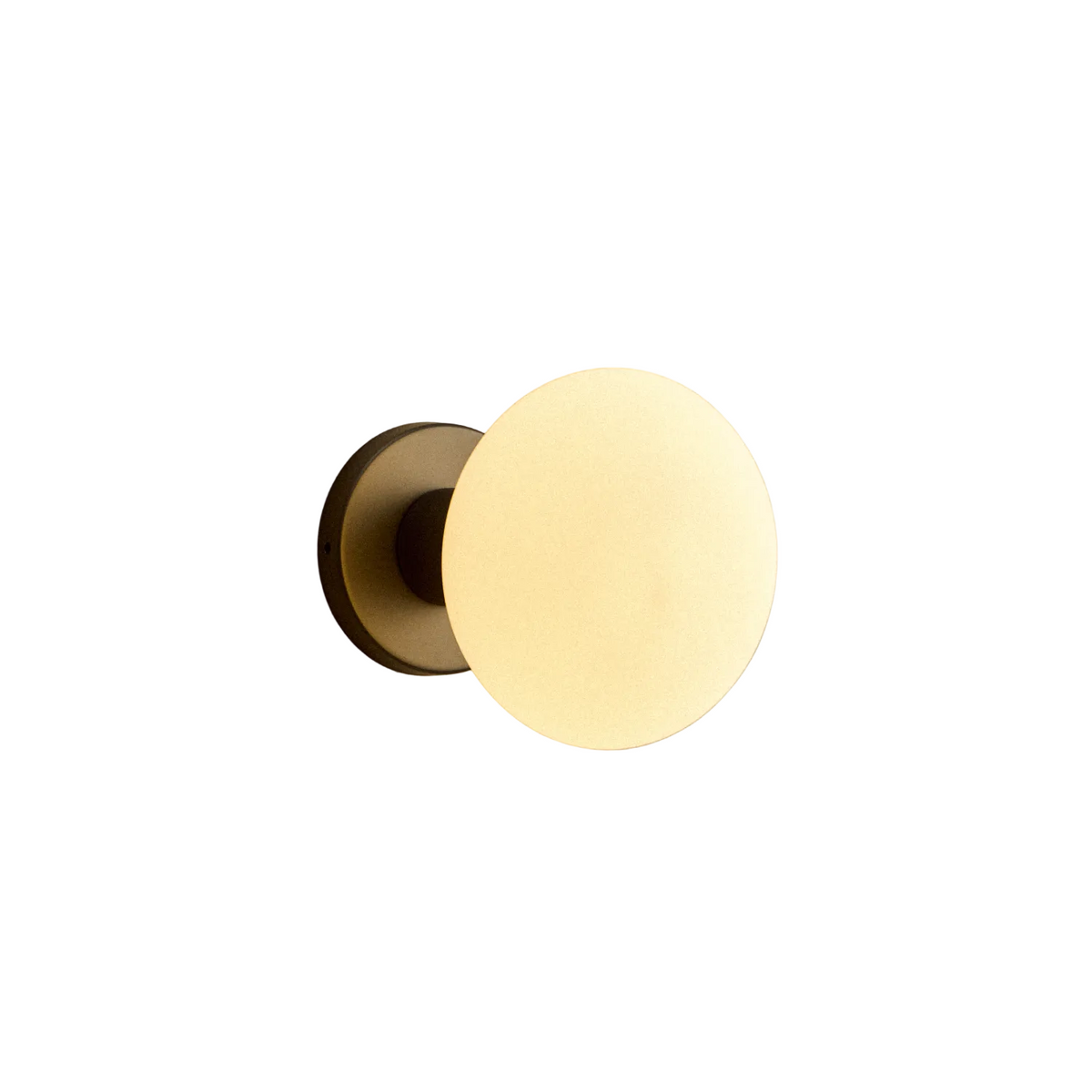 Lochan Wall Light in Graphite + Oval.