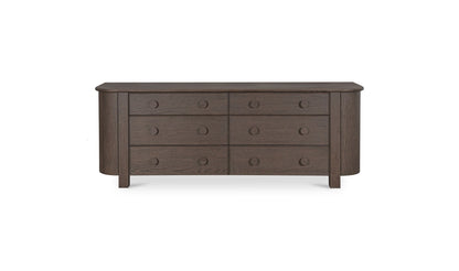 Loren 6 Drawer Dresser Natural.