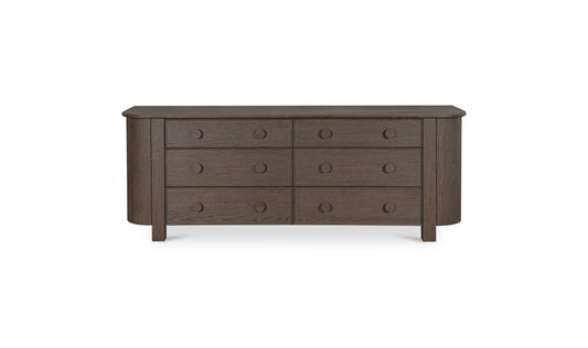 Loren 6 Drawer Dresser Natural.