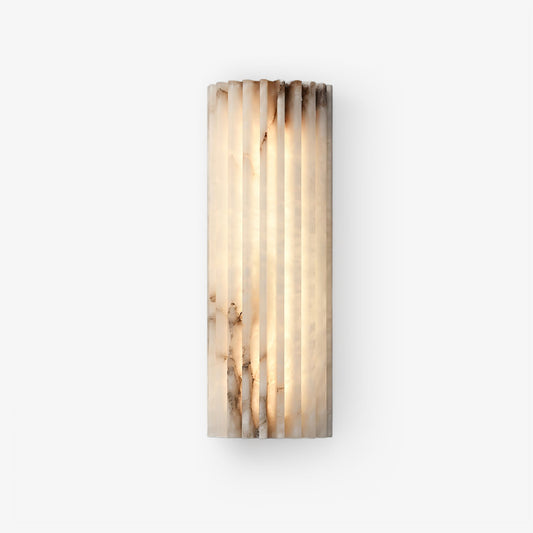 Alabaster Alvia Striped Wall Light