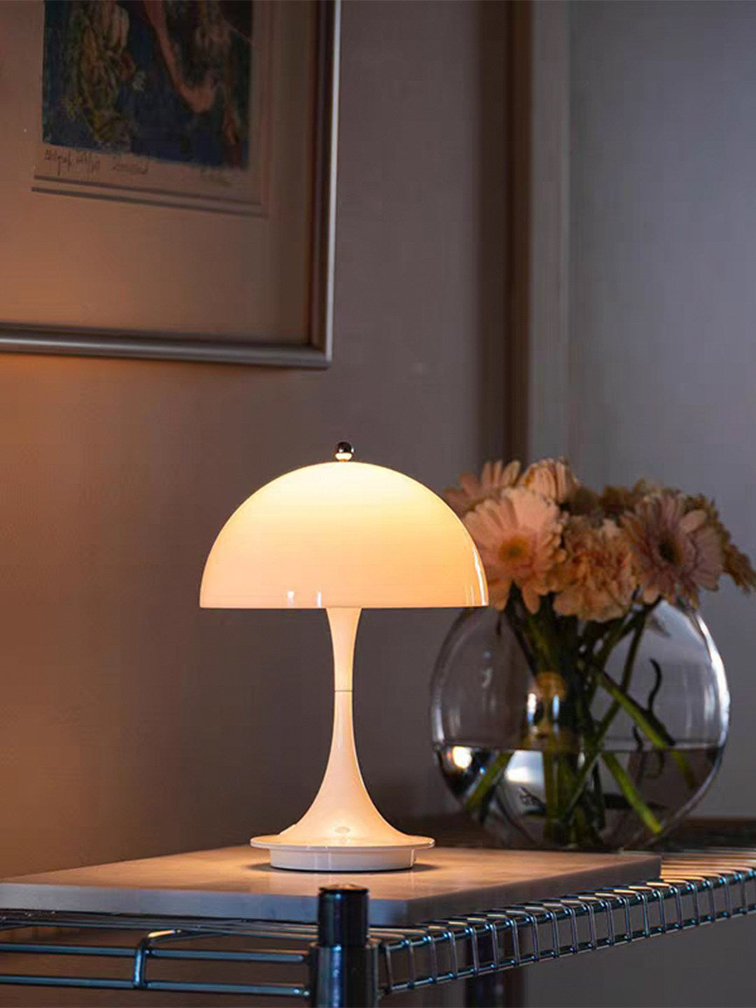 Lunora Mushroom Rechargeable Table Lamp