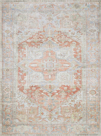 Rust Maayon Washable Rug