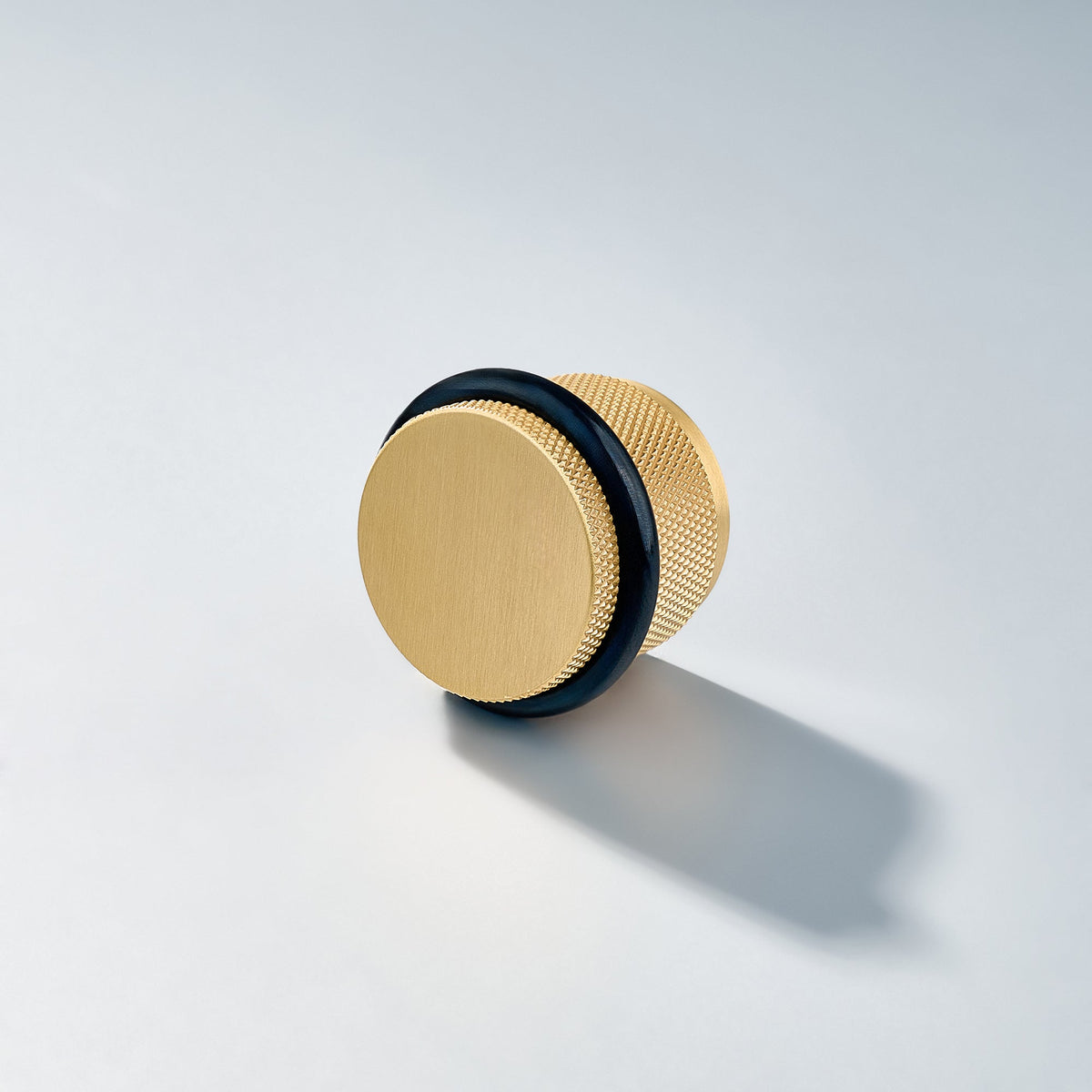 Bastion - Classic Knurled Solid Brass Door Stops.