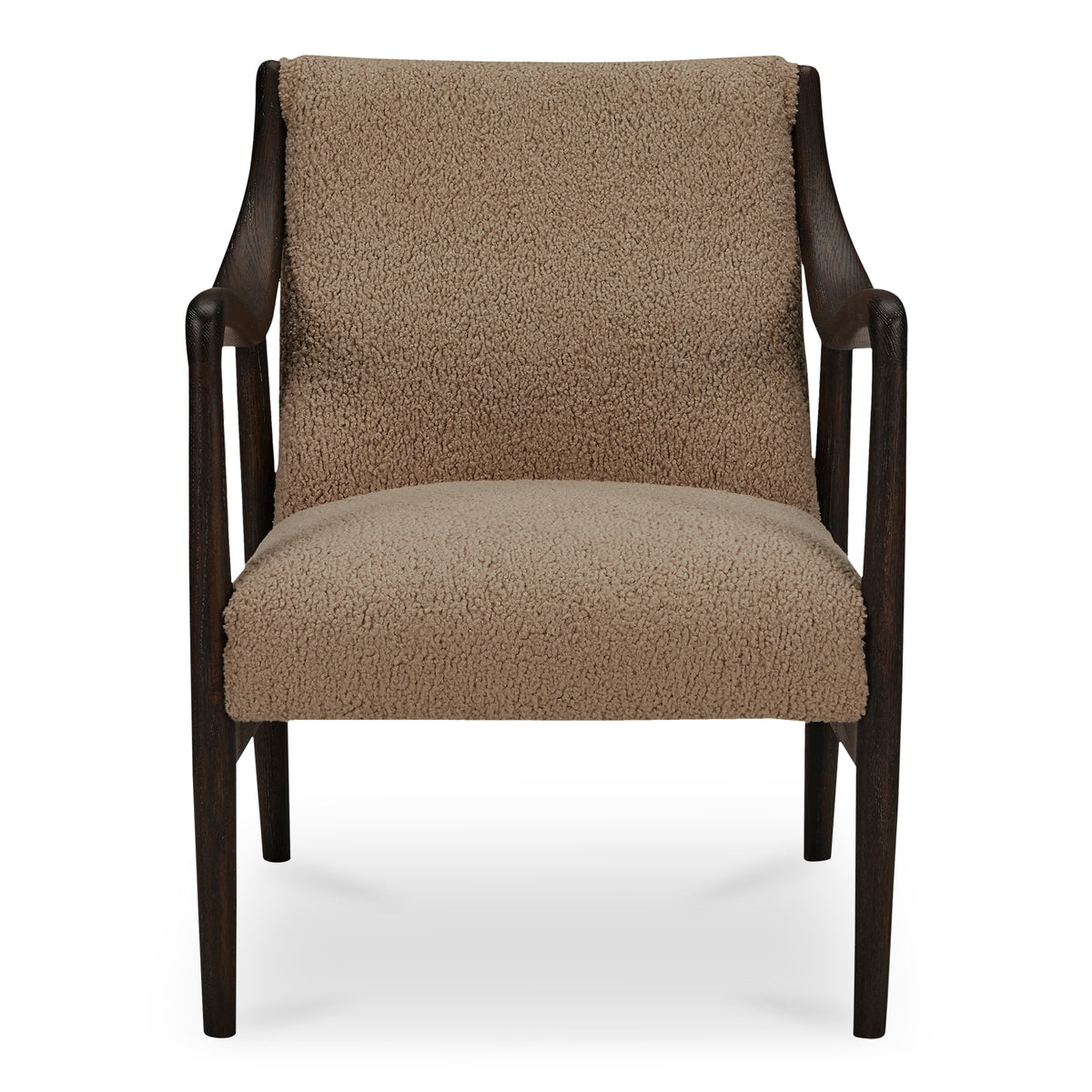 Yates Accent Chair Beige Faux Shearling product image