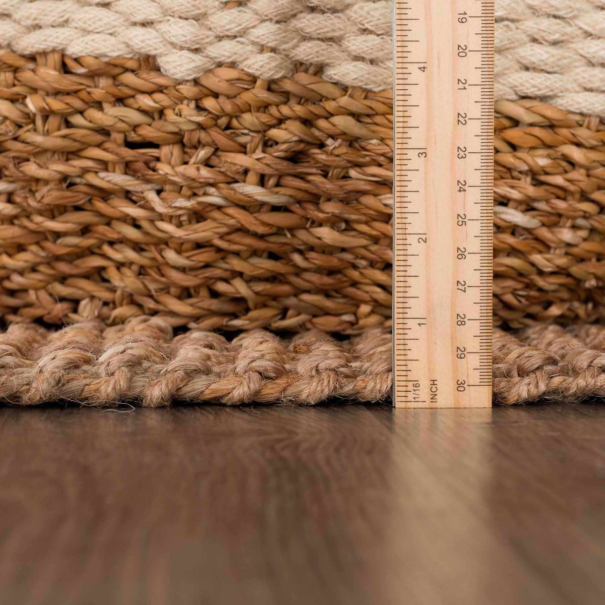 Senneterre Natural Jute Rug.