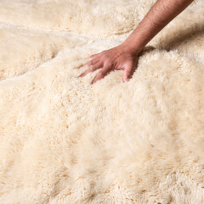 Cross-Roads - Luxury Shag Moroccan Rug 8.3x10.2 ft / 253x310 cm