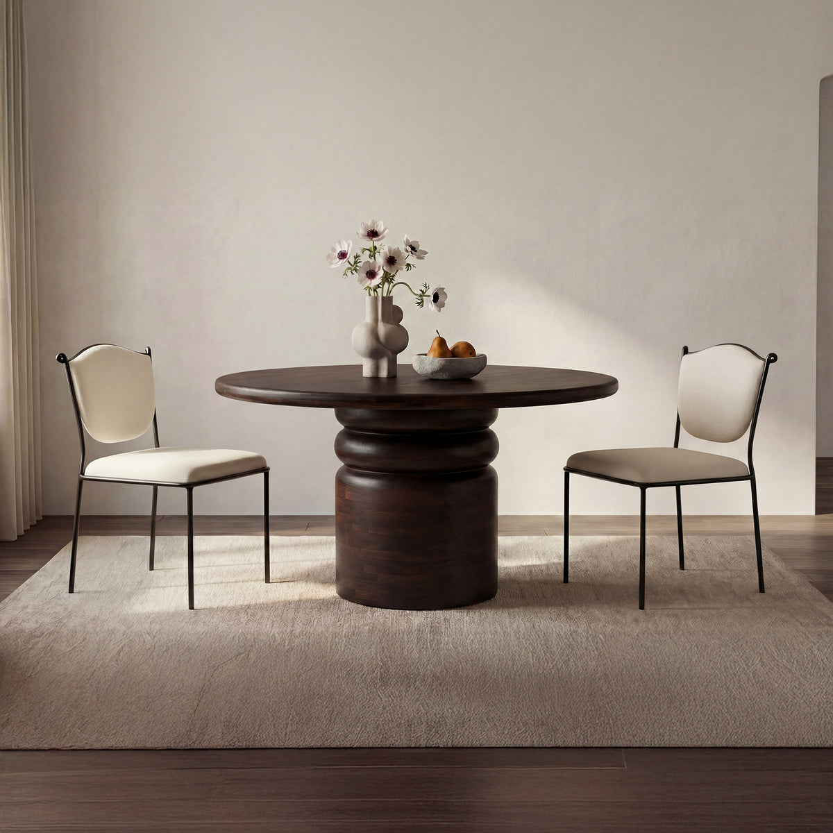 Ferris Dining Chair Cream lifestyle