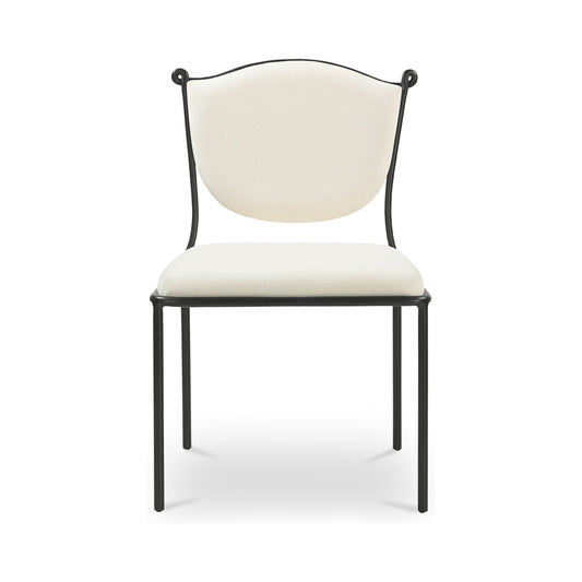 Ferris Dining Chair Cream on white background