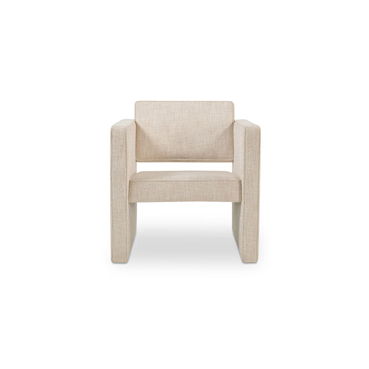 Harris Accent Chair Oat on white background