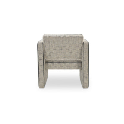 Harris Accent Chair Black And Beige Weave product image 5