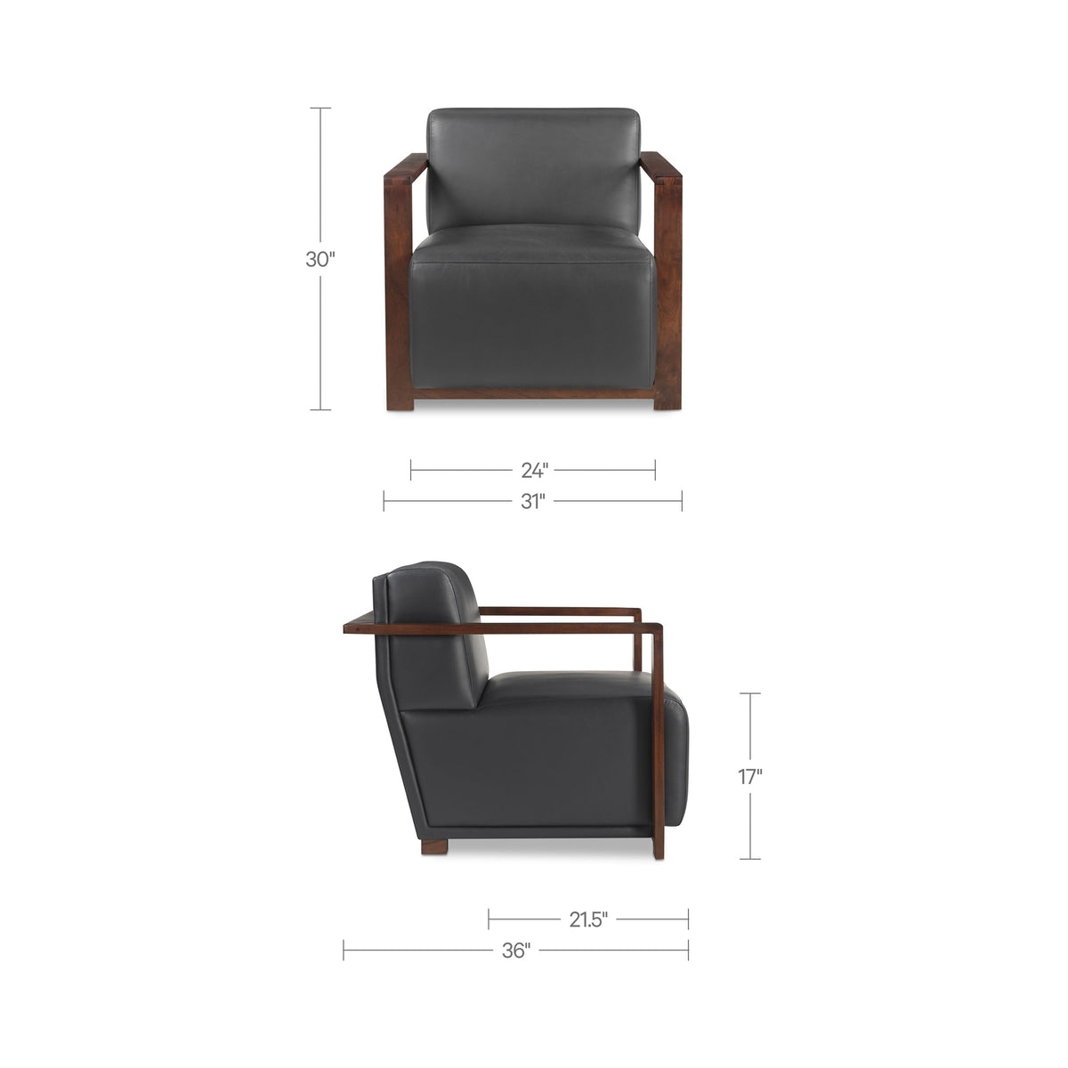 Barnes Accent Chair Black lifestyle image 8