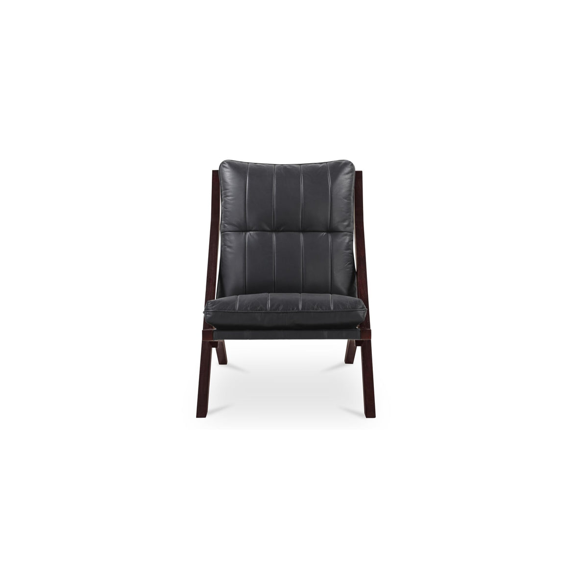 Preston Accent Chair Black on white background