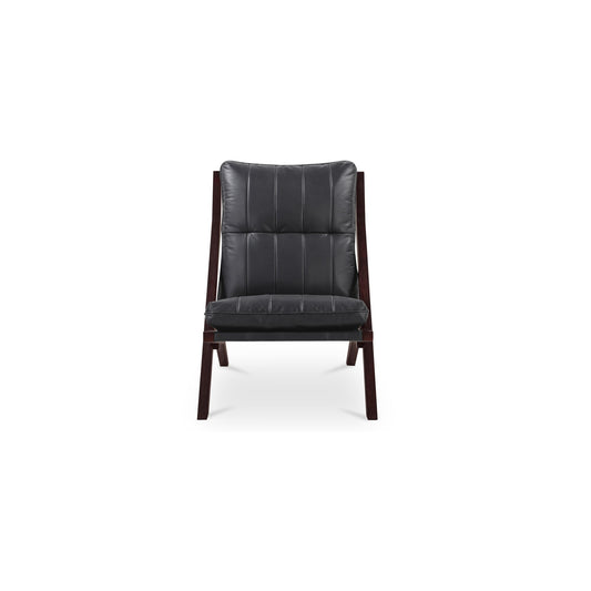 Preston Accent Chair Black on white background