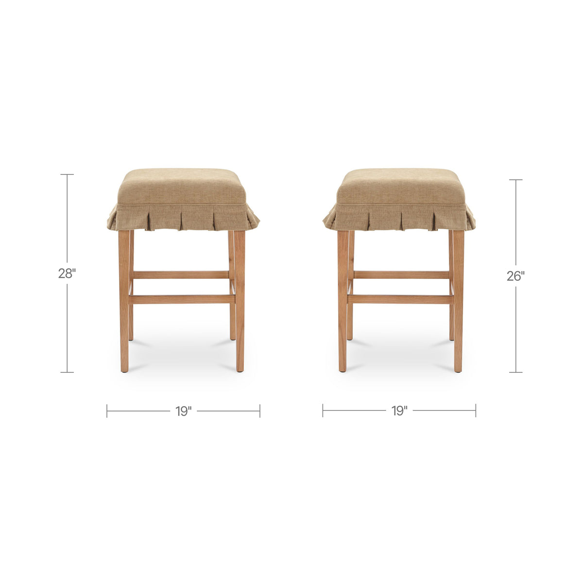 Anna Counter Stool Light Brown product image 6