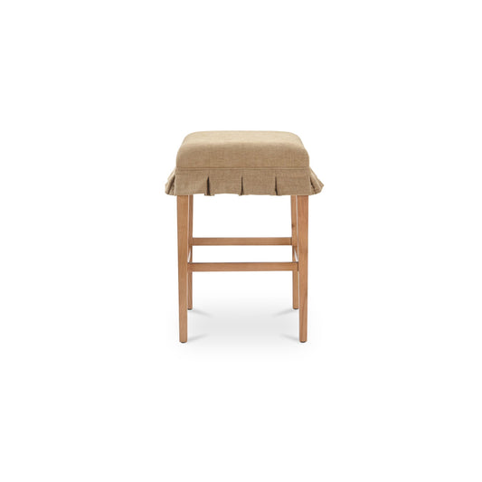Anna Counter Stool Light Brown on white background