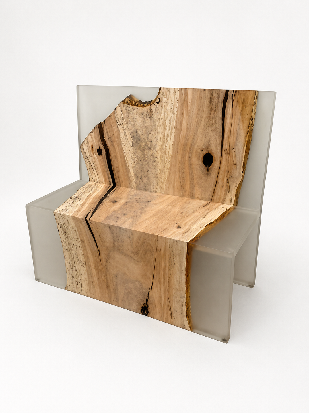 Bespoke Spalted Maple Bench.