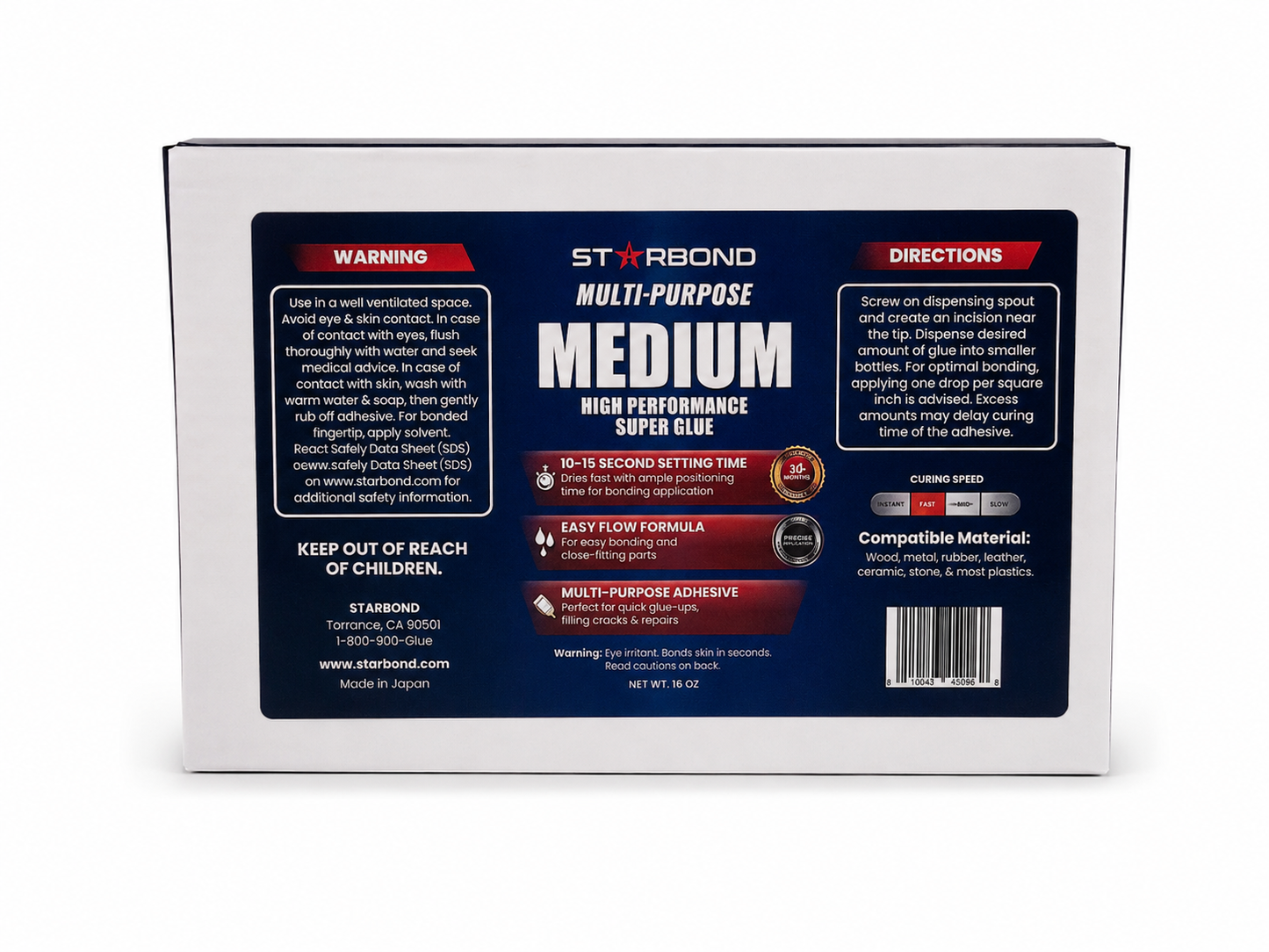 Starbond Refill Bottle Kit 16oz