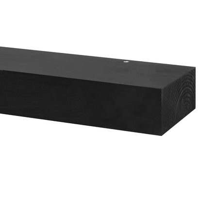 Smooth Solid Floating Timber Fireplace Mantel Shelf.